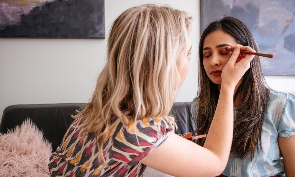 banniere mise en beaute maquillage