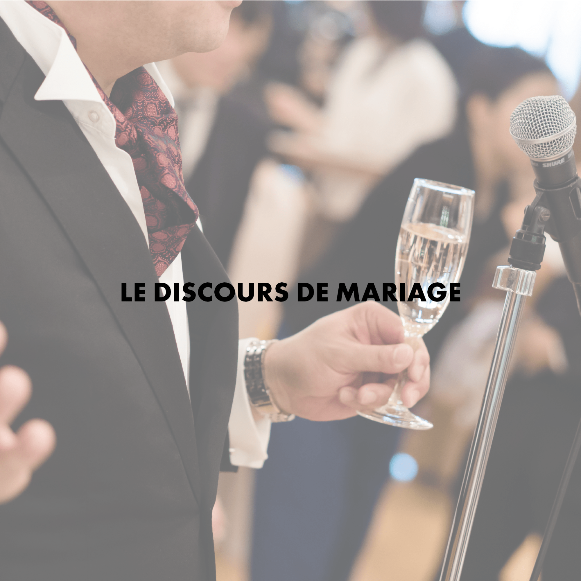Maison du Mariage discours de mariage